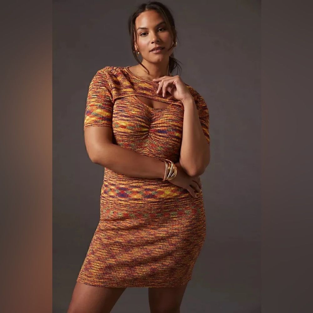 Anthropologie Current Air Cutout Dress NWT